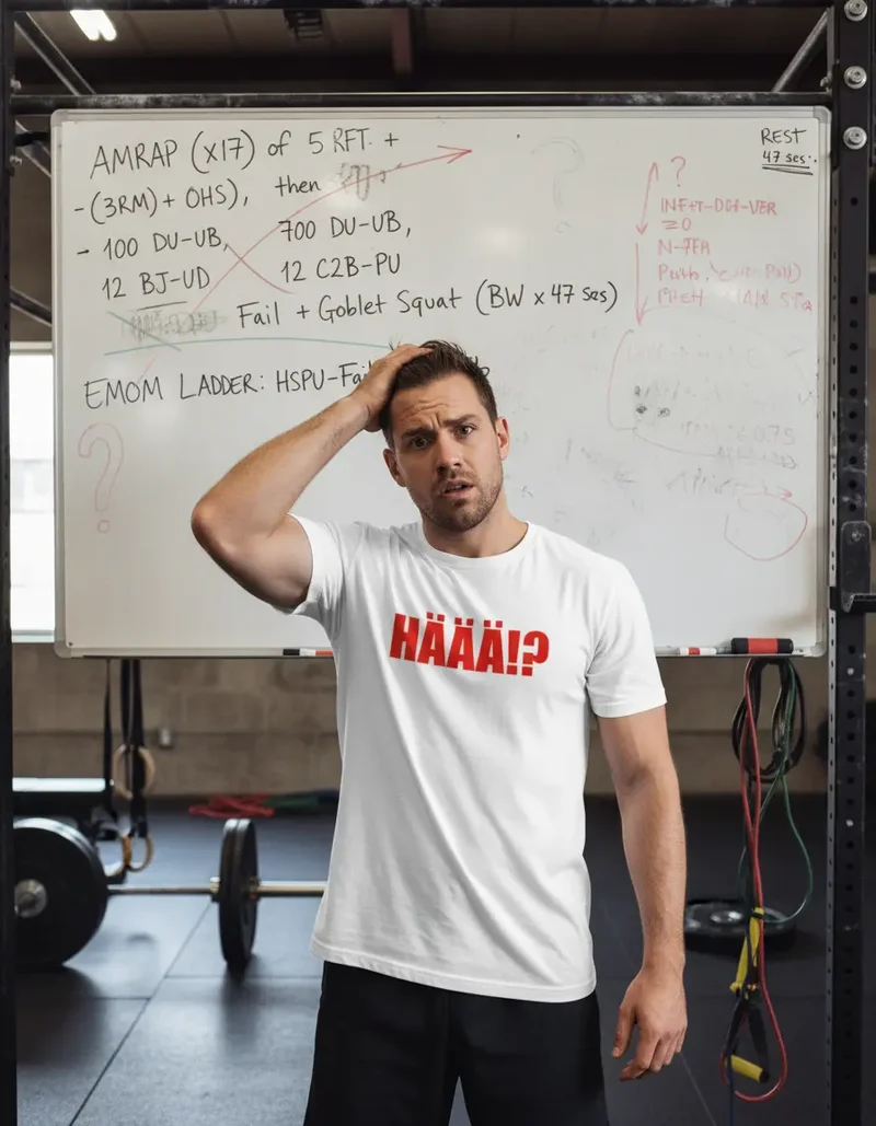 Hääää Shirt | CrossFit Humor für komplexe WODs