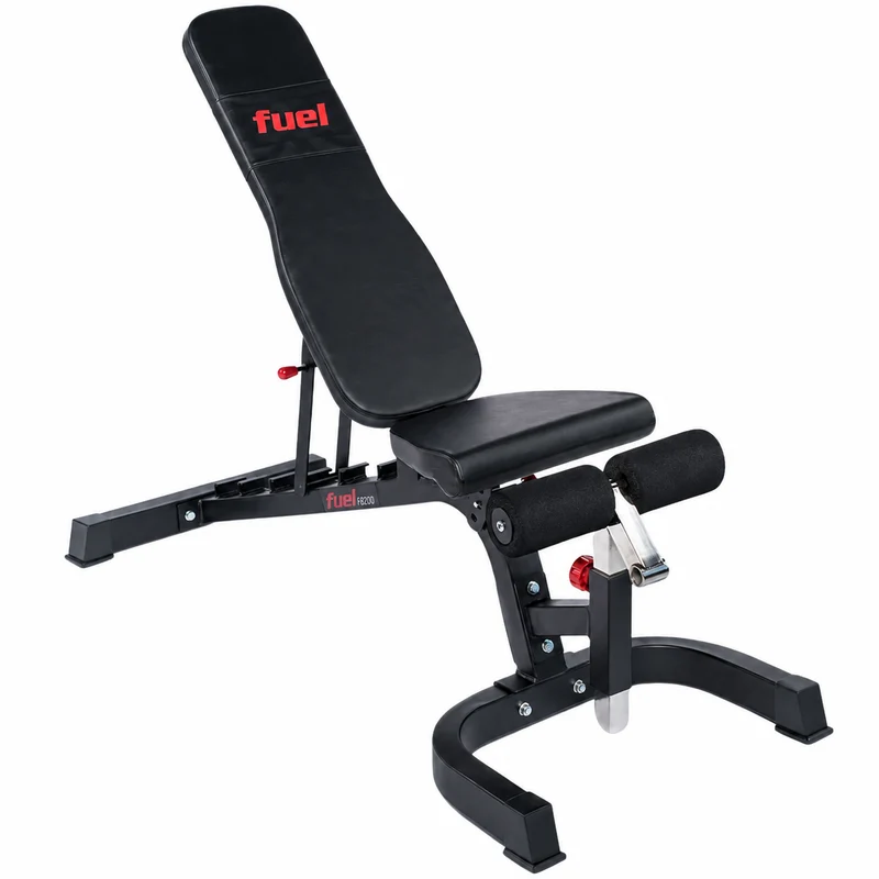 Fuel Fitness Strength-Set HB200 Hantelbank und HR200 Kniebeugeständer