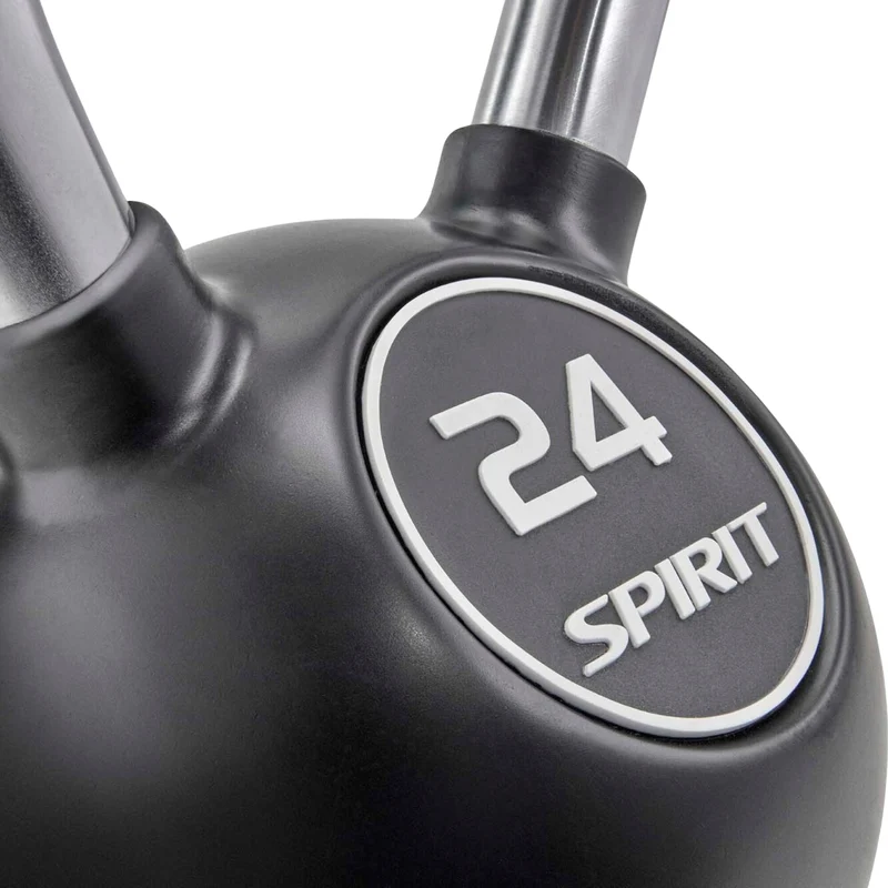 Spirit Fitness Rubber Encased Kettlebell Set inkl. Rack