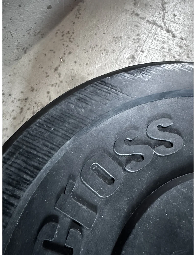 OUTLET - High Grade Black Bumper Plate