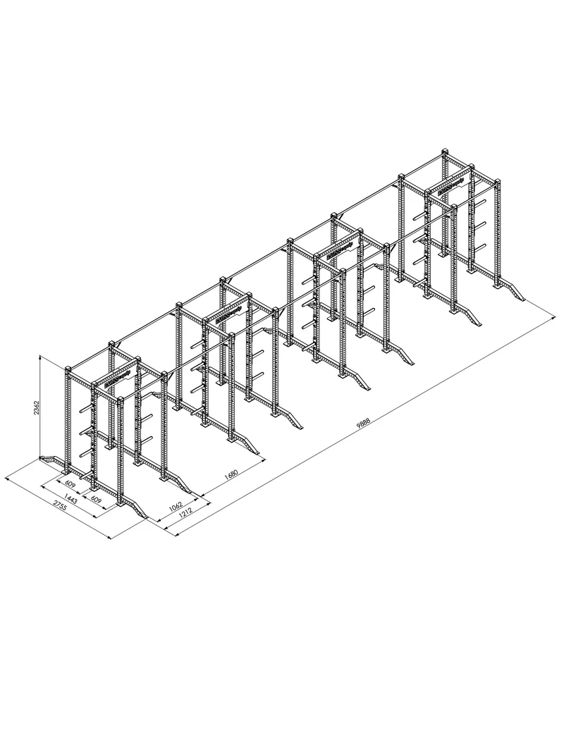 4er Double Sided Rack 240 Small
