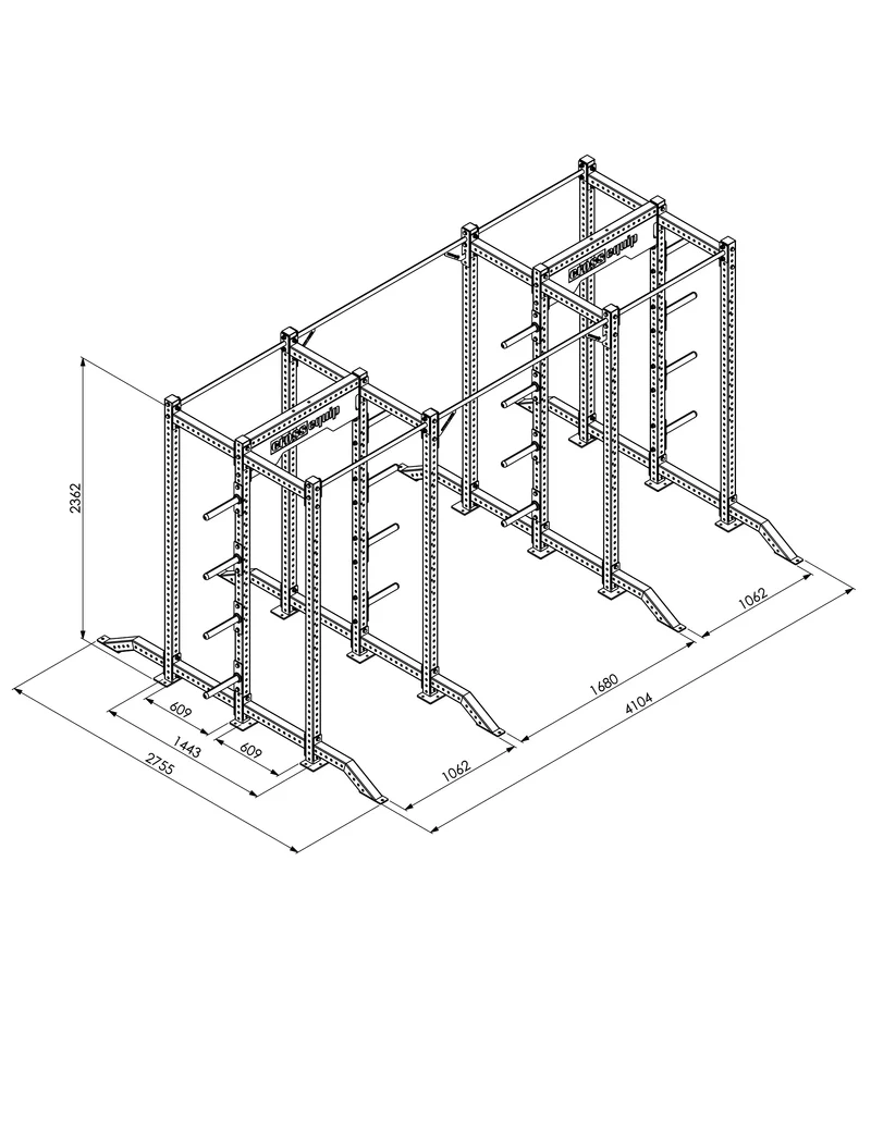 2er Double Sided Rack 240 Small