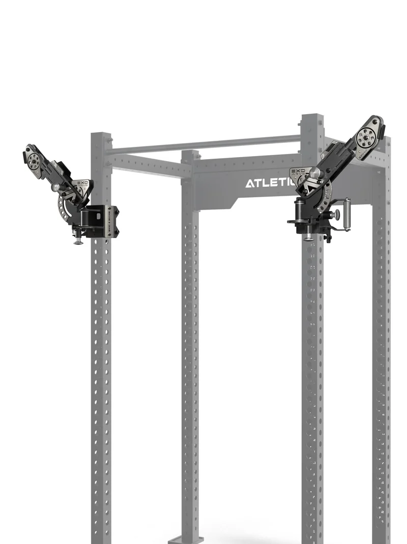 R8 Bradley EXO 2x125kg | Power Rack | 93cm | Schwarz