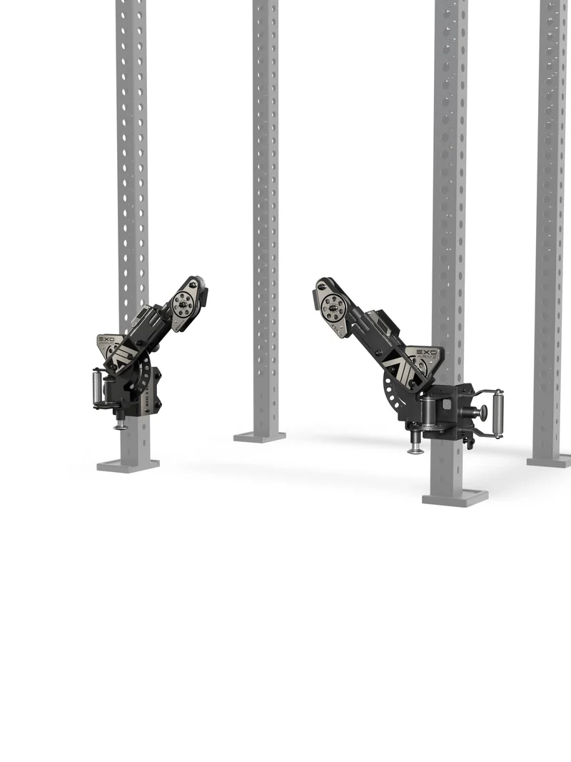 R8 Bradley EXO 2x125kg | Power Rack | 93cm | Schwarz