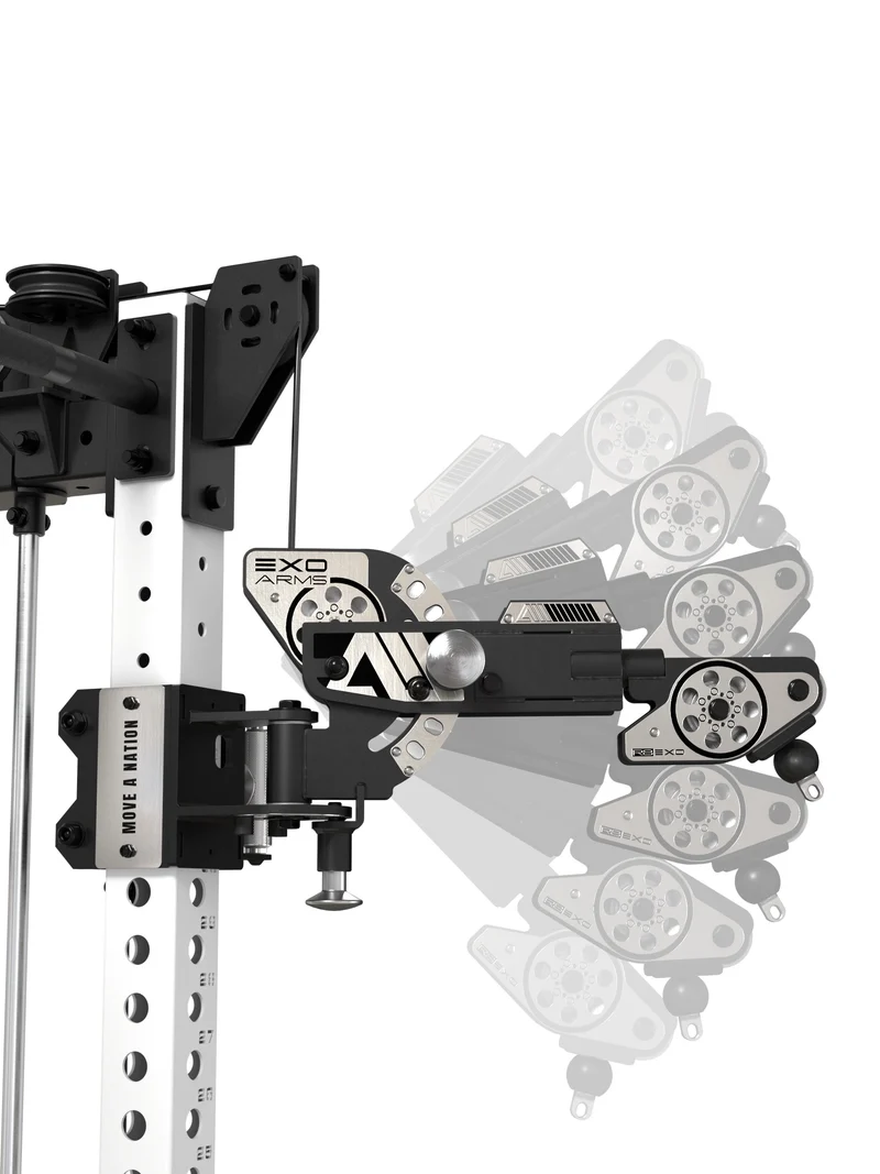 R8 Bradley EXO 2x125kg | Power Rack | 93cm | Schwarz