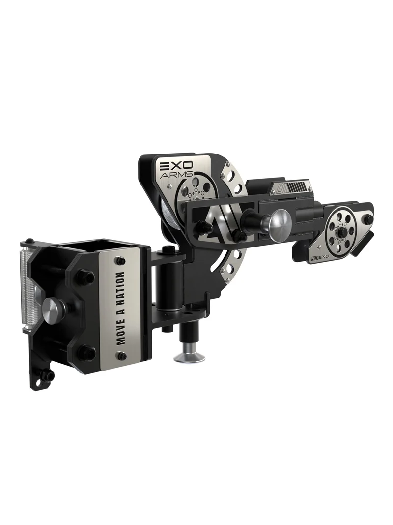 R8 Bradley EXO 2x125kg | Power Rack | 93cm | Schwarz