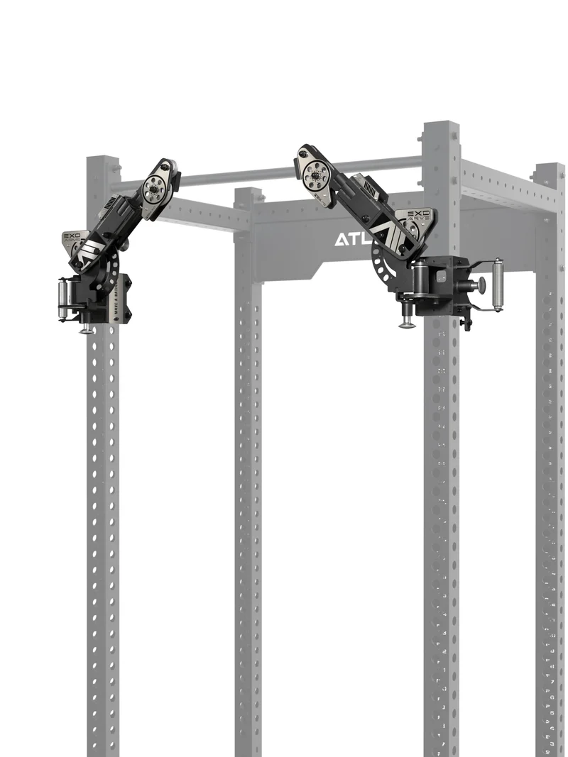 R8 Bradley EXO 2x125kg | Power Rack | 93cm | Schwarz