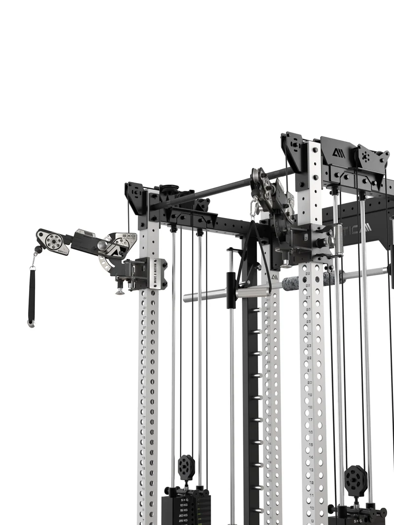 R8 Bradley EXO 2x125kg | Power Rack | 93cm | Schwarz