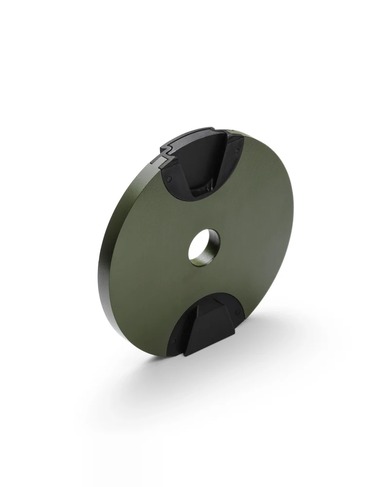 NÜOBELL 2 KG Regular weight plate – Green