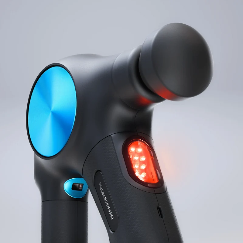 Theragun PRO Plus Massagepistole für Physiotherapie | inkl. 7 Aufsätze + Wärme- & Kältetherapie