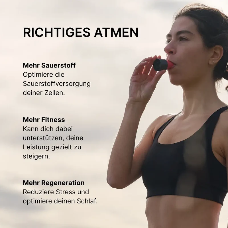 Atemtrainer für effektives Atemtraining in 7 Stufen