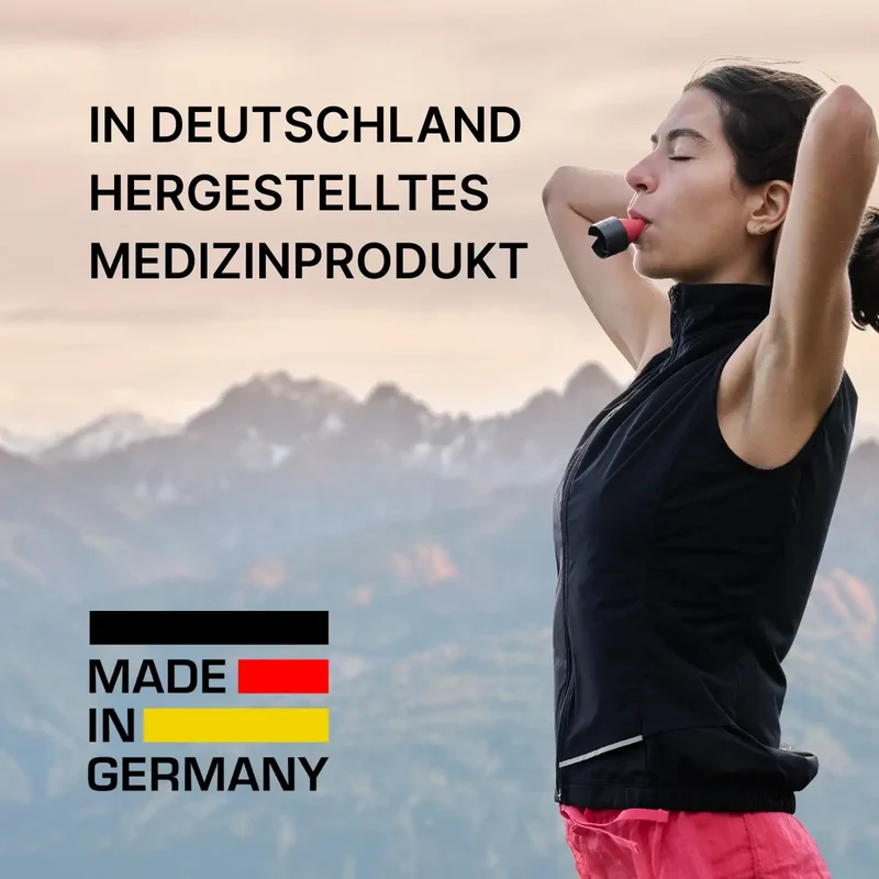 Atemtrainer für effektives Atemtraining in 7 Stufen