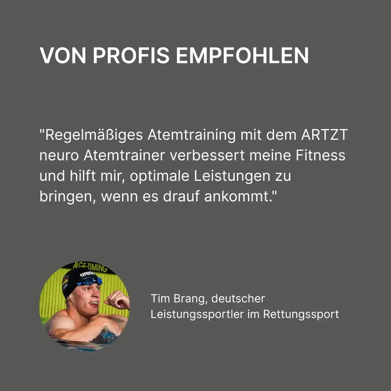 Atemtrainer für effektives Atemtraining in 7 Stufen