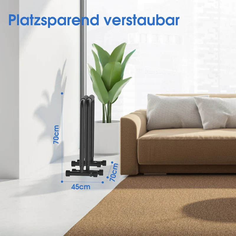 DH FitLife Dip Barren verstellbar 80–100cm, mit 2 Verbindungsstangen, 500kg