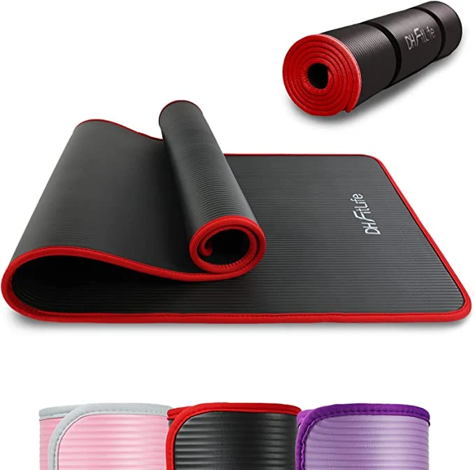 DH FitLife Trainingsmatte Fitnessmatte, Sportmatte 183*61*1 cm