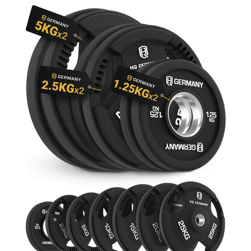 Tri-Grip Plates 2x1.25kg + 2x2.5kg + 2x5kg Set
