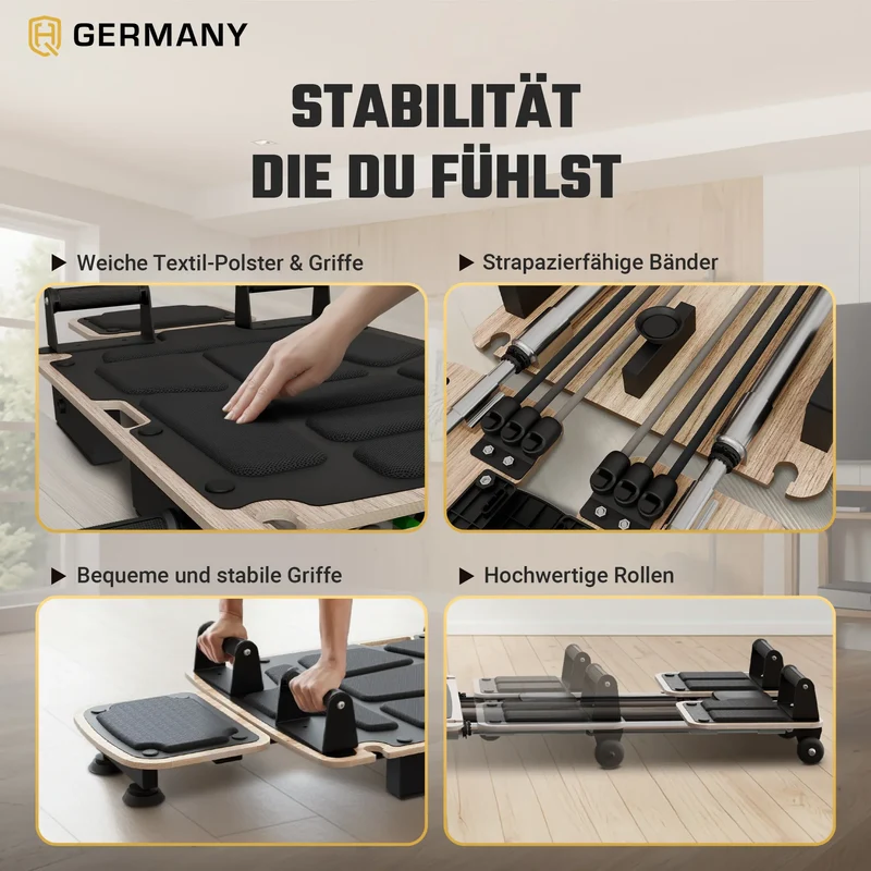 Pilates Board [inkl. E-Book und Theraband-Set]