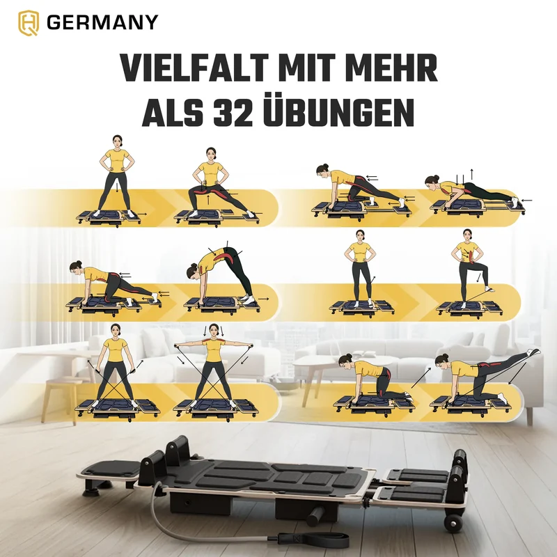 Pilates Board [inkl. E-Book und Theraband-Set]