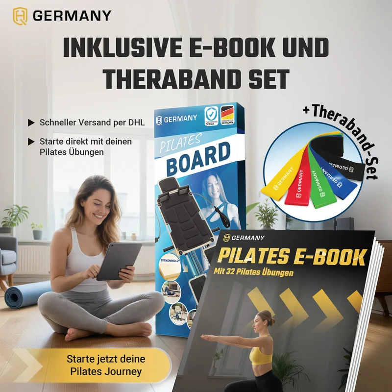 Pilates Board [inkl. E-Book und Theraband-Set]