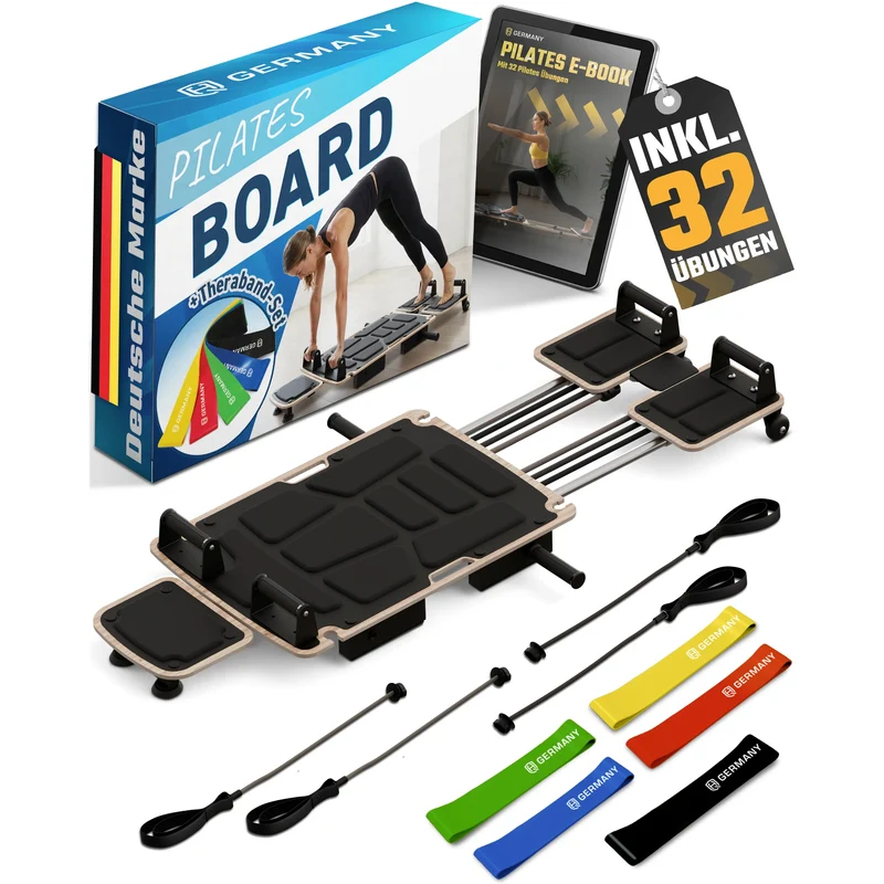 Pilates Board [inkl. E-Book und Theraband-Set]