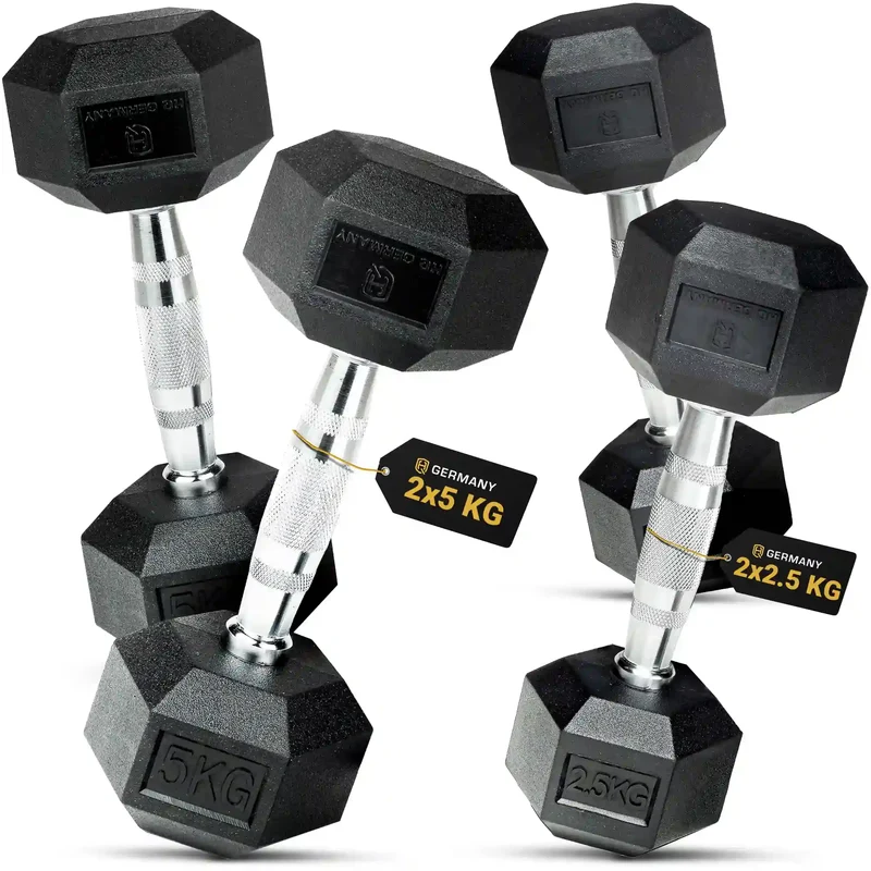 Hexagon Hantel Set