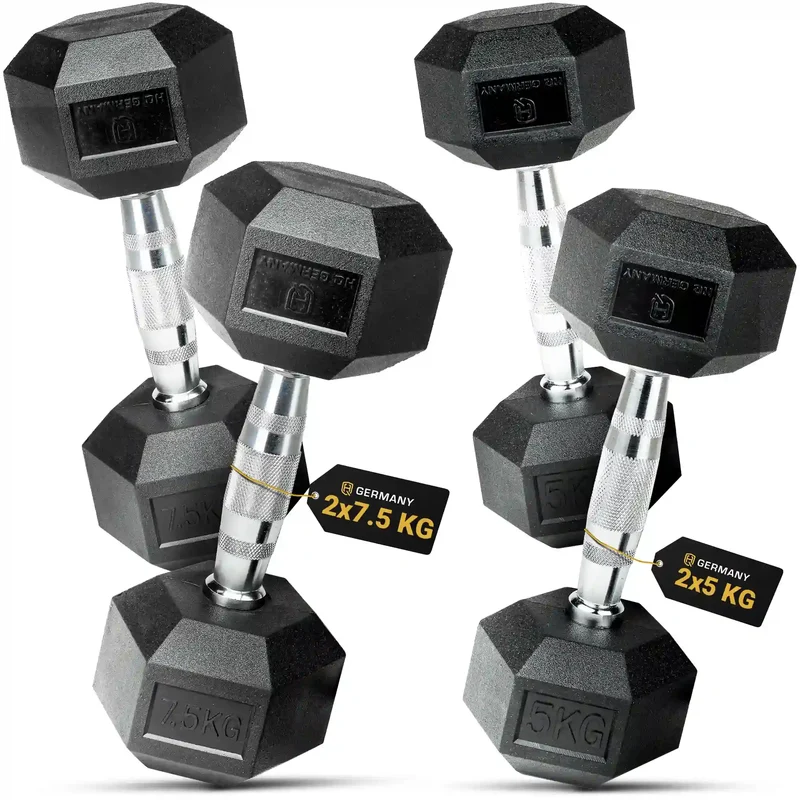 Hexagon Hantel Set