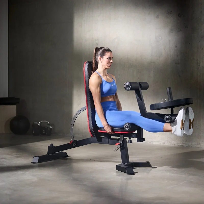 adidas Utility Bench mit Bizeps-Curlpult & Beincurler