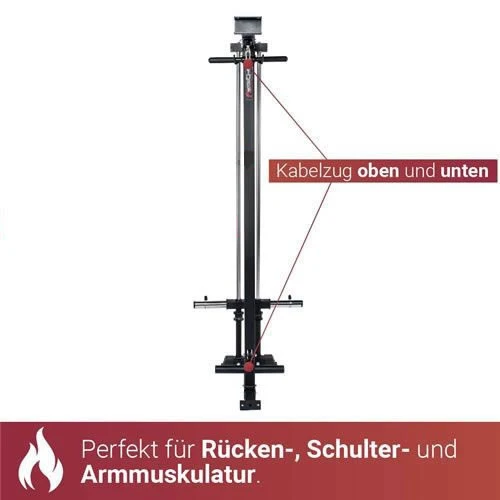 FUEL Fitness HR400 Home Gym Set inkl. Latzug, Hanteln und Hantelscheiben