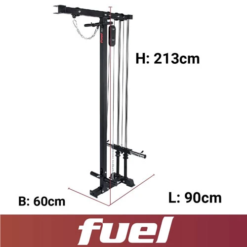 FUEL Fitness HR400 Home Gym Set inkl. Latzug, Hanteln und Hantelscheiben