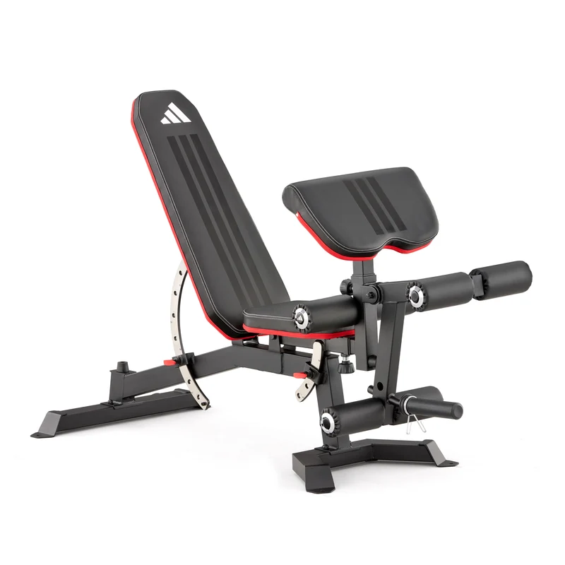 adidas Utility Bench mit Bizeps-Curlpult & Beincurler