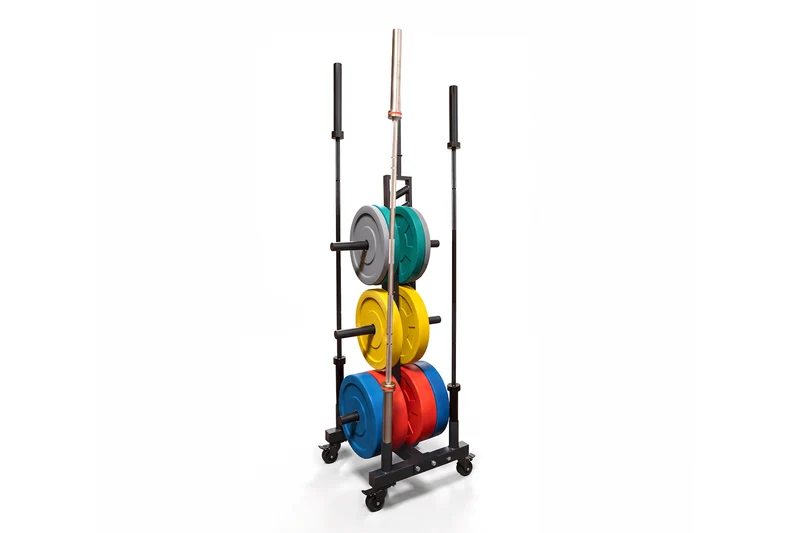 Plate Tree & Barbell Storage Rack