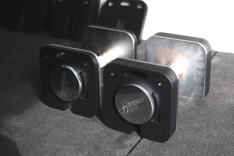 Strength Shop Adjustable Dumbbells 20 –98 kg, Set