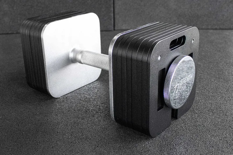 Strength Shop Adjustable Dumbbells 20 –98 kg, Set