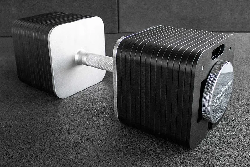 Strength Shop Adjustable Dumbbells 20 –98 kg, Set