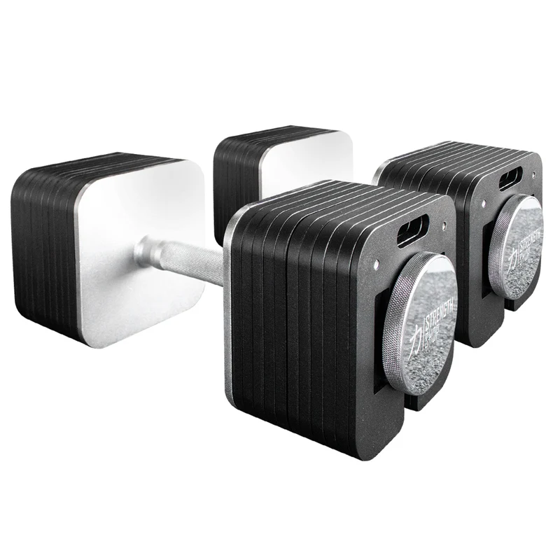 Strength Shop Adjustable Dumbbells 20 –98 kg, Set