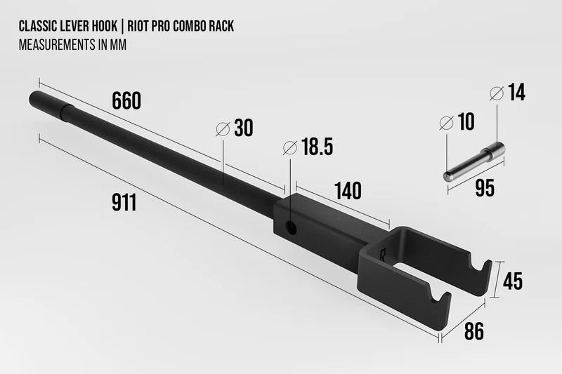 Classic Adjustment Handles - PRO Combo Rack