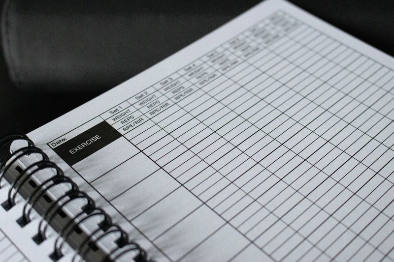 Training Logbook – Track Exercises, Sets, Reps & RPE