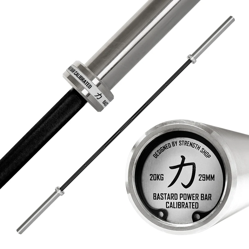 Calibrated Bastard Power Bar - Black Chrome Shaft & Bronze Bushings