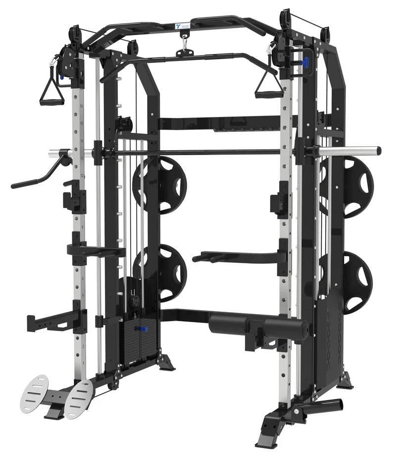 TZ-FITNESS® Multi Funktional Smith Maschine mit Steckgewichte TZ-Q1009B