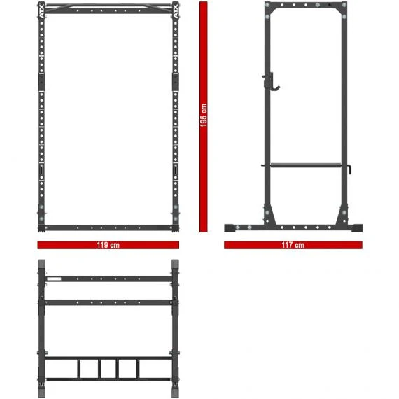 ATX® Power Rack PRX-510 Höhe 195 cm - 3-5 TAGE LIEFERZEIT - BODYGYM LAGER -