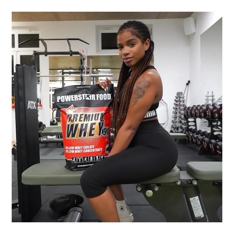 Powerstar Food® PREMIUM WHEY 90 - Whey Protein Shake - 4000 g Pulver