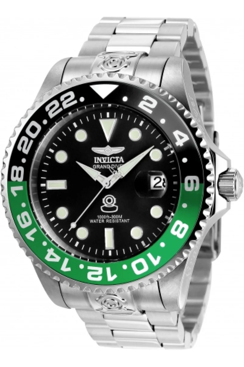 Invicta® Pro Diver 21866 Automatik Herrenuhr 47 mm - Lünette Schwarz/Grün