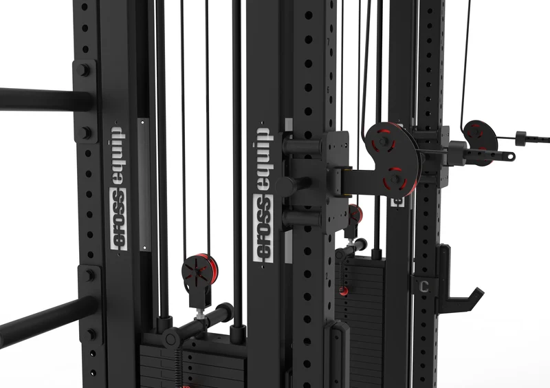 A-Line Multifunctional Dual Pulley System Rack