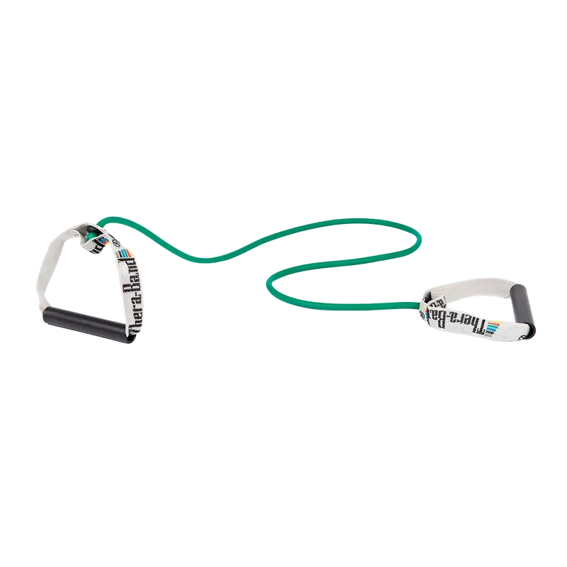 TheraBand Bodytrainer Tubing mit festen Griffen | 1,40 m