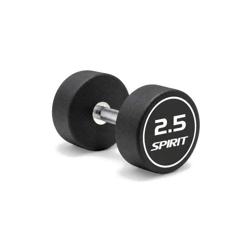 Spirit Fitness Round Rubber Kurzhantel