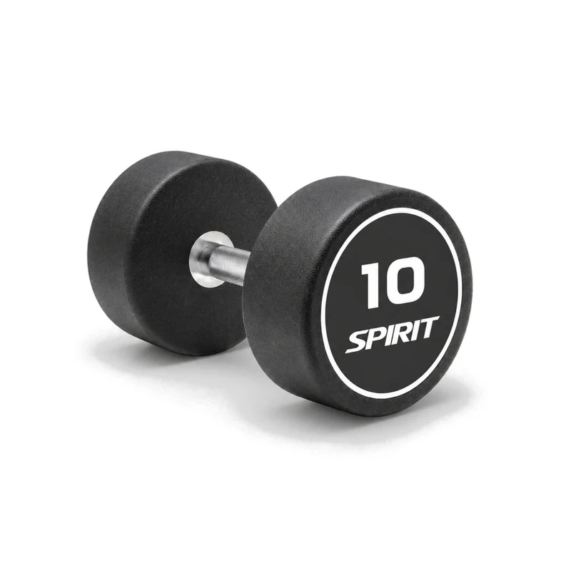 Spirit Fitness Round Rubber Kurzhantel