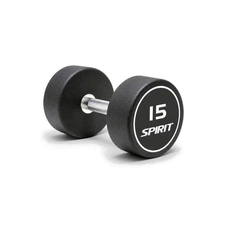 Spirit Fitness Round Rubber Kurzhantel