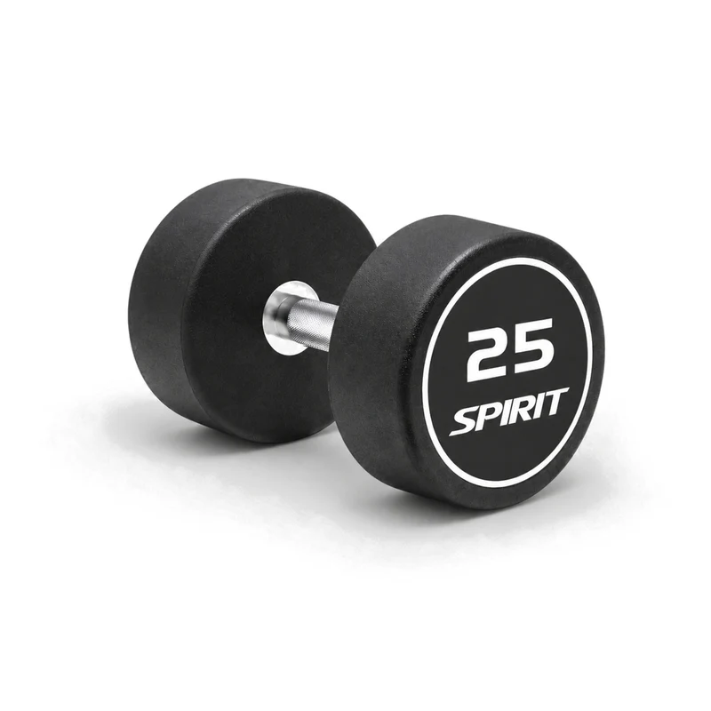 Spirit Fitness Round Rubber Kurzhantel