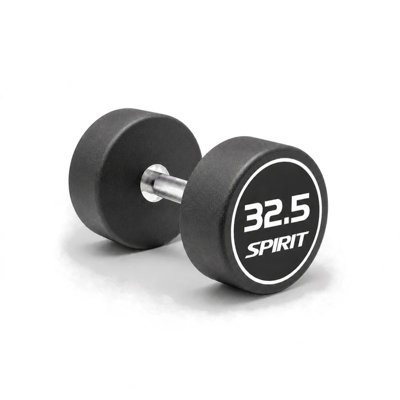 Spirit Fitness Round Rubber Kurzhantel