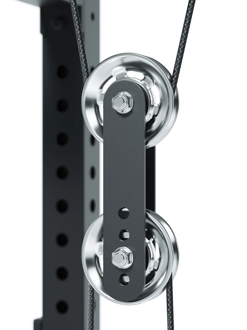Seilrollen | Aluminium | 90mm | 6 Rollen